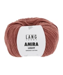 Pelote de coton AMIRA LIGHT - Lang Yarns 0087 Marron
