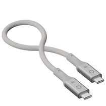 LinQ Câble USB4 USB-C vers USB-C 0.3m Série Procable Transfert Ultra Rapide Gris clair