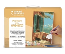 Peinture au numero - Terrasse estivale - Graine Creative