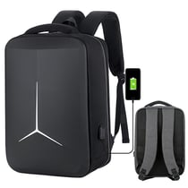 Sac À Dos Ordinateur 15 Pouces Étanche Avec Port USB Grande Capacité Noir YONIS