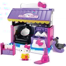 Maison magique 2 en 1 hello kitty : salon et boutique - blue box - mini univers