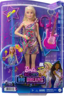 Poupée Barbie Malibu Chanteuse - Big City - Big Dream - Mattel