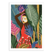 Affiche 50x70 cm - African Mask - Maja Tomljanovic