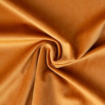Tissu Velours ras d'ameublement uni Moutarde