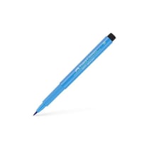 Lot de 10 feutres pinceaux permanents - FABER-CASTELL - bleu de smalt - Pitt Artist Pen