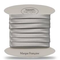 Biais satin argenté 9mm par 10 mètres – designers-factory