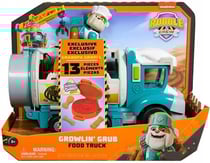 Coffret pat patrouille ruben et cie : camion food truck de ruben - vehicule de luxe - figurine chien - paw patrol - spin master