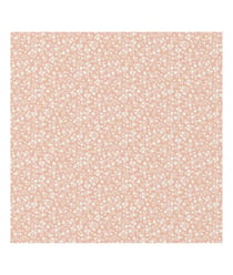 Tissu coton petites fleurs blanches de 150 cm de largeur suzetterose vendu par 50 cm