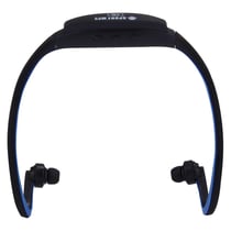 Casque MP3 Sport Sans Fil Lecteur Audio Micro SD Running Vélo Wma Wav Noir Rouge