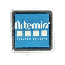 Encreur Cyan 3cm x 3cm ARTEMIO
