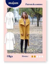 Patron couture Manteau - Olga