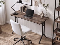 Bureau MDF Marron foncé CREEK - Beliani