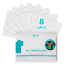 LOKLiK – Papier de Transfert Thermique – Foncé – Lot de 8