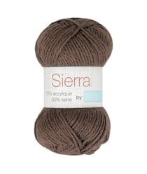 Pelote de laine à tricoter Tricot SIERRA - Distrifil 1347 Marron