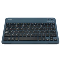 Clavier bluetooth français pour smartphone/tablette/TV - Autonimie 100h - Bleu
