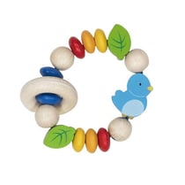 Hochet en bois oiseau