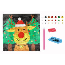 Diamond painting Strass Renne de Noël 15 cm