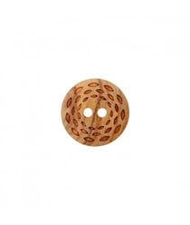 Bouton Bois 2 trous 18 à 23mm - Prym 23 Leopard