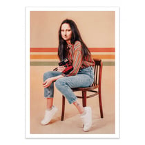 Affiche 30x40 cm - Retro Mona - Jonas Loose