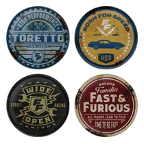 Fast & Furious - Pack 4 sous-verres Fast & Furious Vintage Style
