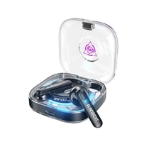 Ecouteurs Bluetooth Sans Fil Son Haute Qualité Design Technologique Compatibles Noir YONIS