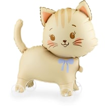 Ballon Aluminium Chat à Roulette 65 cm