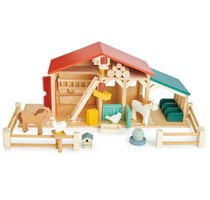 Ferme en bois avec accessoires