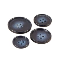 Lot de 3 boutons costume bleu marine