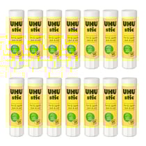 Lot 14 bâtons de colle blanche UHU 40G
