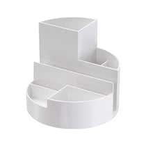 Organisateur de bureau rundbox recyclé blanc 6 compartiments - Maul