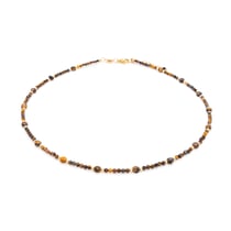 Collier Paloma en pierres Oeil de Tigre