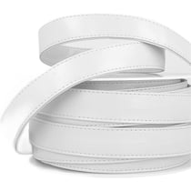 Bobine 10m Sangle simili cuir blanc 25mm