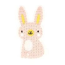Ecusson thermocollant lapin 5.5x3cm