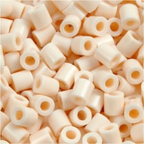 Perles à repasser - 5 x 5 mm - 1100 pcs - beige clair