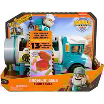 Coffret pat patrouille ruben et cie : camion food truck de ruben - vehicule de luxe - figurine chien - paw patrol - spin master