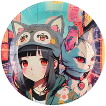 10 Assiettes Manga