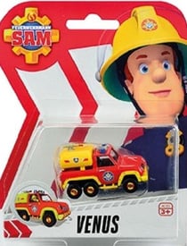 Véhicule en métal sam le pompier - venus camion rouge - voiture miniature - dickie 203091000