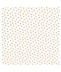 Tissu coton petits coeurs de 140 cm de largeur 23 Curry vendu par 50 cm