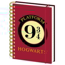 Carnet de Notes Harry Potter à Spirales Poudlard Quai 9 3/4