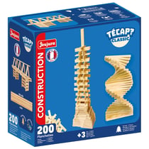 Construction en bois - TECAP Classic - JEUJURA - 200 pièces - Dès 3 ans