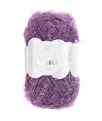 Fil éponge vaisselle à tricoter Creative Bubble - Rico Design 39 Violette violet