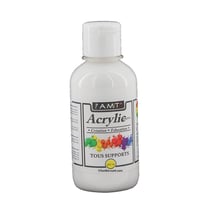 Peinture Acrylique en bouteille Blanc 200ml - Amt