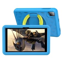 Tablette Enfant 10.1 Pouces WiFi 4GB RAM 128GB ROM Android 13 Contrôle Parental Bleu YONIS