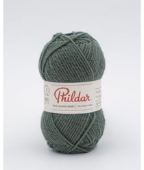 Pelote de laine à tricoter SUPER BABY - 25GR - Phildar - certifié Oeko-Tex Paon Vert