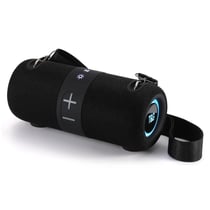 Enceinte Bluetooth Portable Puissante Avec Basses Profondes Et Lumières LED Noir YONIS