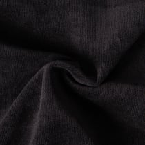 Tissu Maille Velours double face Cerys sur fond Noir