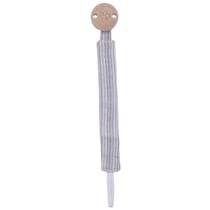Attache sucette gaze - vert de gris raye - BB&co