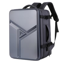 Sac À Dos Ordinateur Grande Capacité Imperméable Avec Port USB Argent YONIS