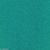 Papier scrapbooking:Poudre de paillettes, 30,5x30,5cm, 200 g/m2, turquoise