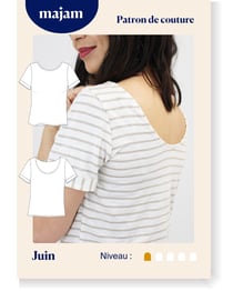 Patron couture T-shirt - Juin